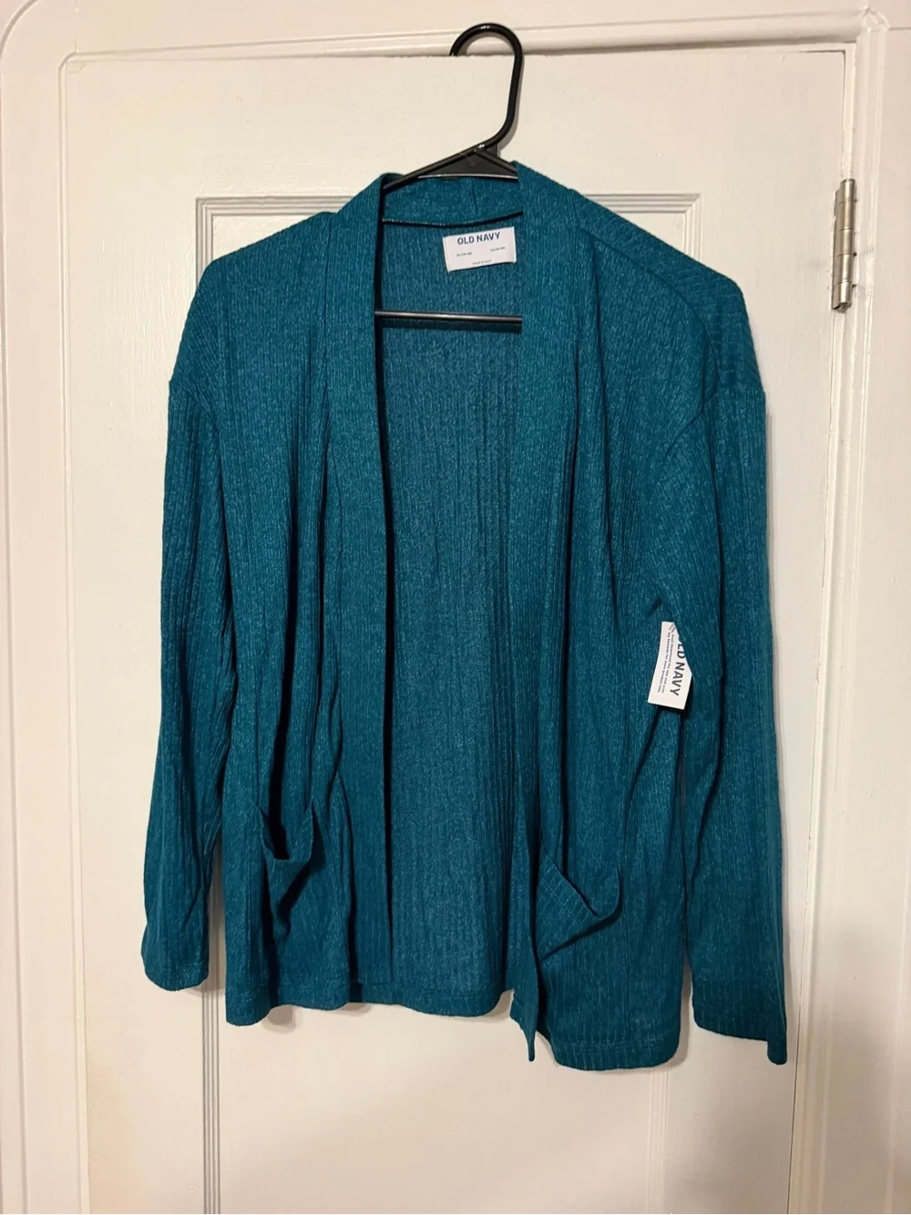 Old Navy Teal Open Front Girl’s Cardigan Sweater